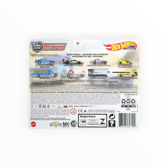 Hot Wheels '69 Ford Mustang Boss 302 / Retro Rig - Car Culture: Team Transport (2020) #19