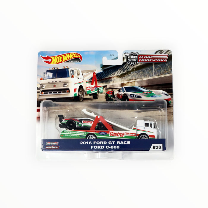Hot Wheels 2016 Ford GT Race Ford C-800 Car Culture: Team