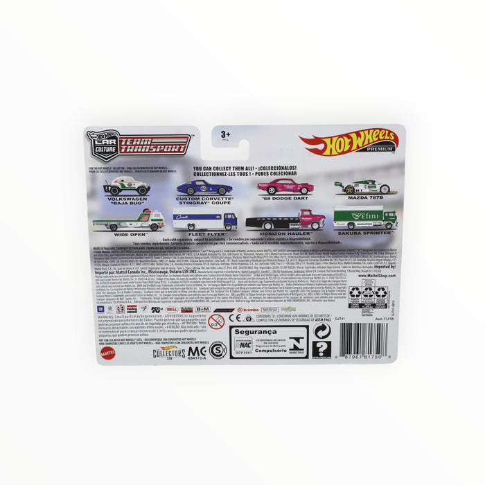 Hot Wheels Custom Corvette Stingray Coupe / Fleet Flyer - Car Culture: Team Transport (2020) #24