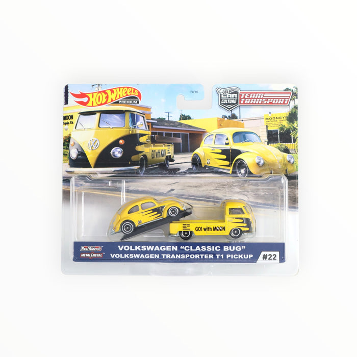 Hot Wheels Volkswagen "Classic Bug" / Volkswagen Transporter T1 Pickup - Car Culture: Team Transport (2020) #22