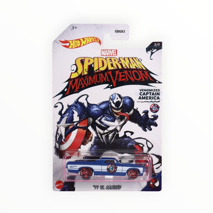 Hot Wheels '71 El Camino (Captain America) Spiderman: Maximum Venom (2020) 3/5