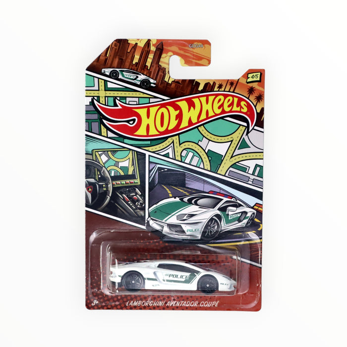 Hot Wheels Lamborghini Aventador Coupé (Dubai Police) HW Police (2020) 4/5