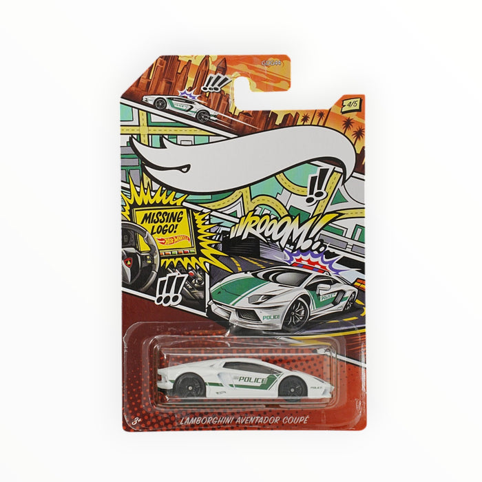 Hot Wheels Lamborghini Aventador Coupé (Dubai Police) HW Police (2020) 4/5
