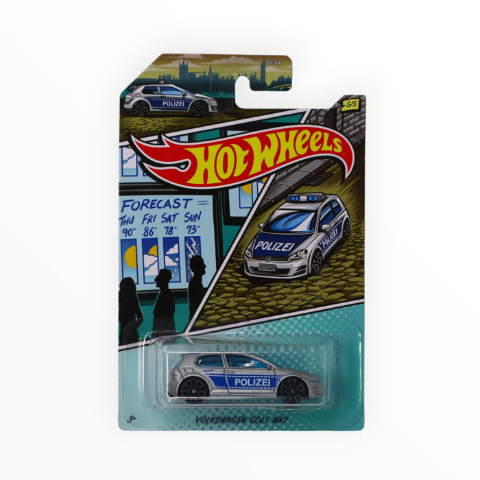 Hot Wheels Volkswagen Golf Mk7 (German Police) HW Police (2020) 5/5