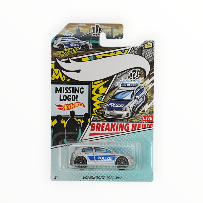 Hot Wheels Volkswagen Golf Mk7 (German Police) HW Police (2020) 5/5