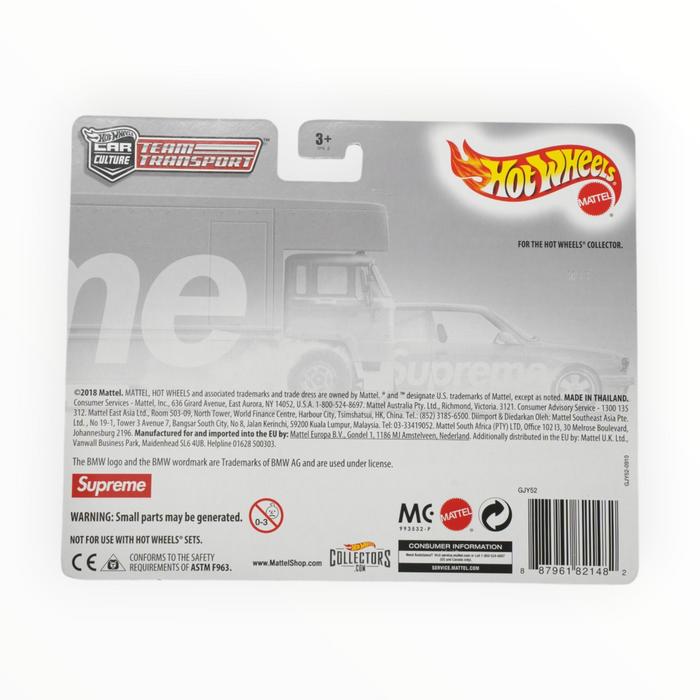 Hot Wheels '92 BMW M3 / Fleet Flyer (Supreme) Car Culture: Team Transport (2019)