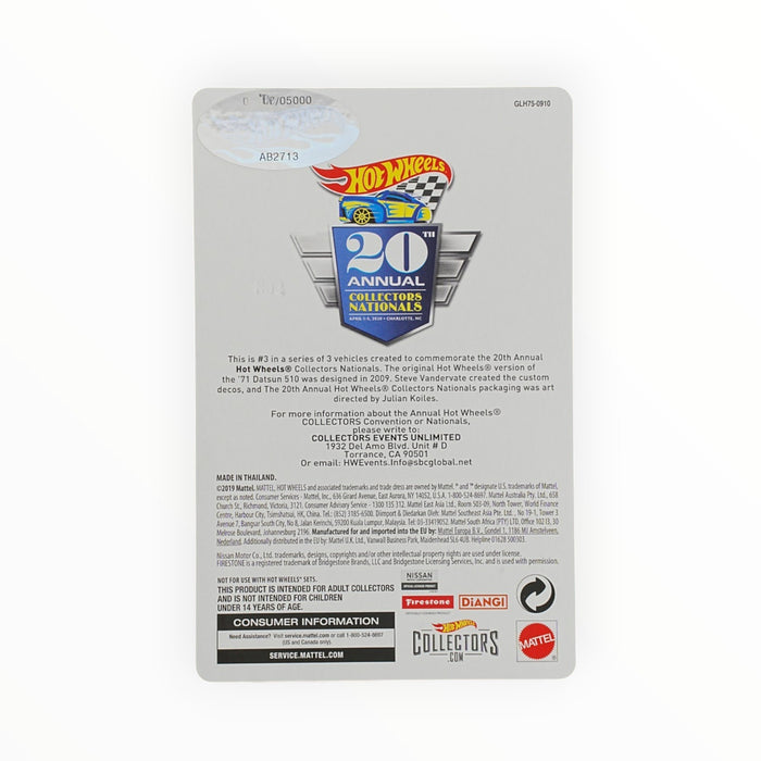 Hot Wheels Datsun Bluebird 510 - Collectors Nationals (2020)