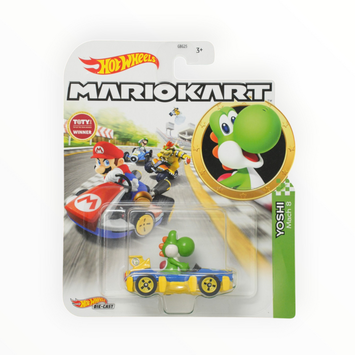 Hot Wheels Mach 8 (Yoshi) Mario Kart