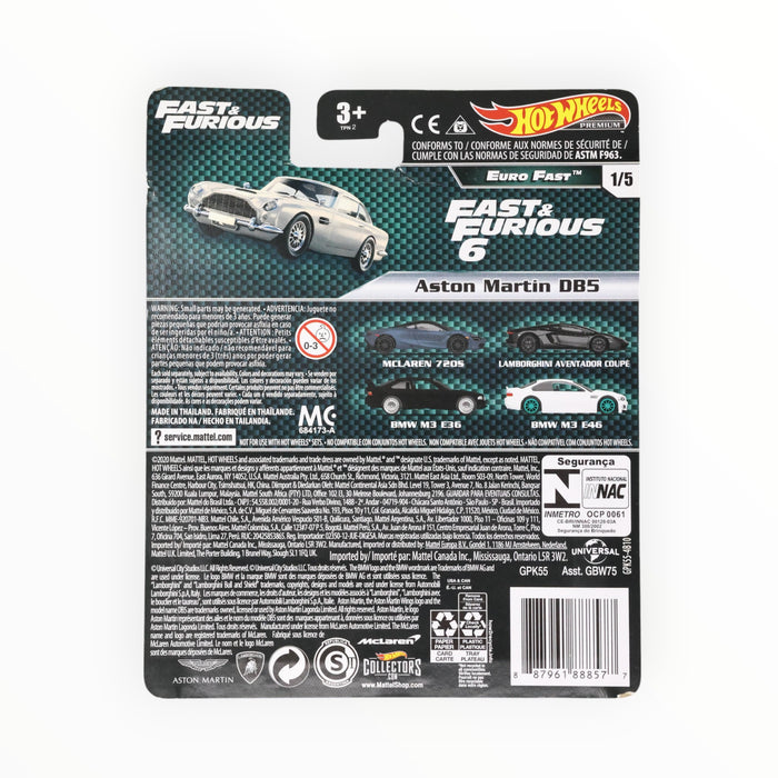 Hot Wheels Aston Martin DB5 - Fast & Furious Premium (2021)