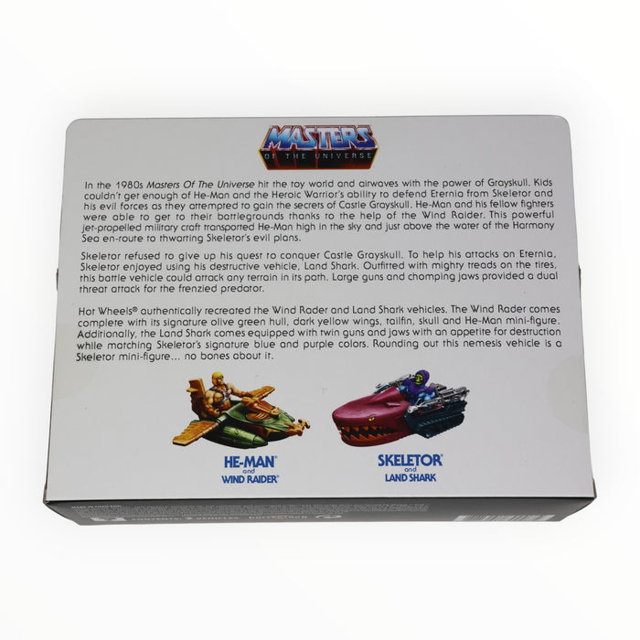 Hot Wheels He-Man with Wind Raider / Skeletor with Land Shark (SDCC) Promo (2021)