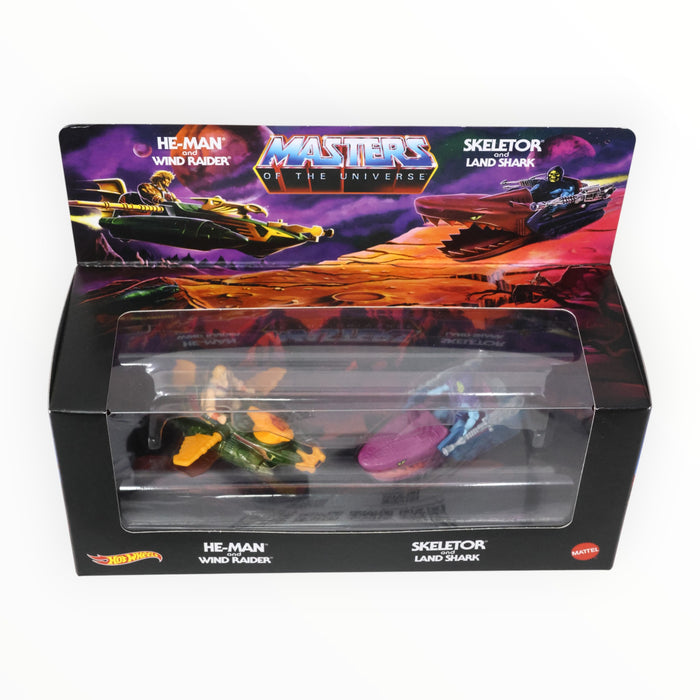 Hot Wheels He-Man with Wind Raider / Skeletor with Land Shark (SDCC) Promo (2021)
