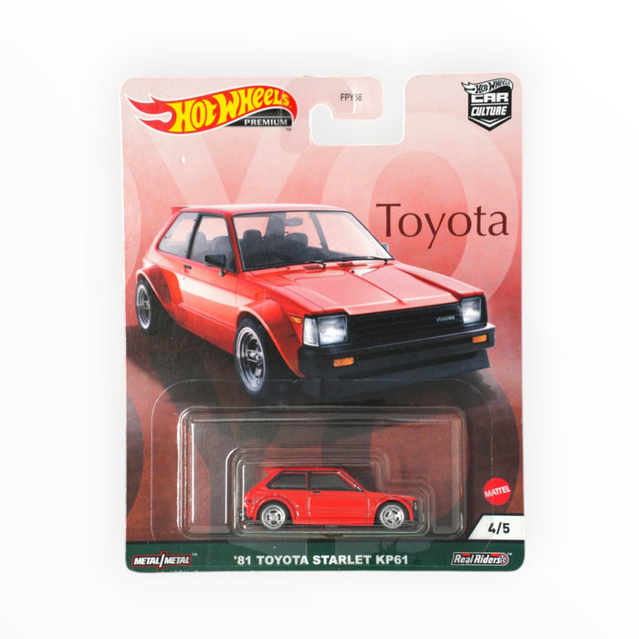 Hot Wheels '81 Toyota Starlet KP61 - Car Culture (2021)