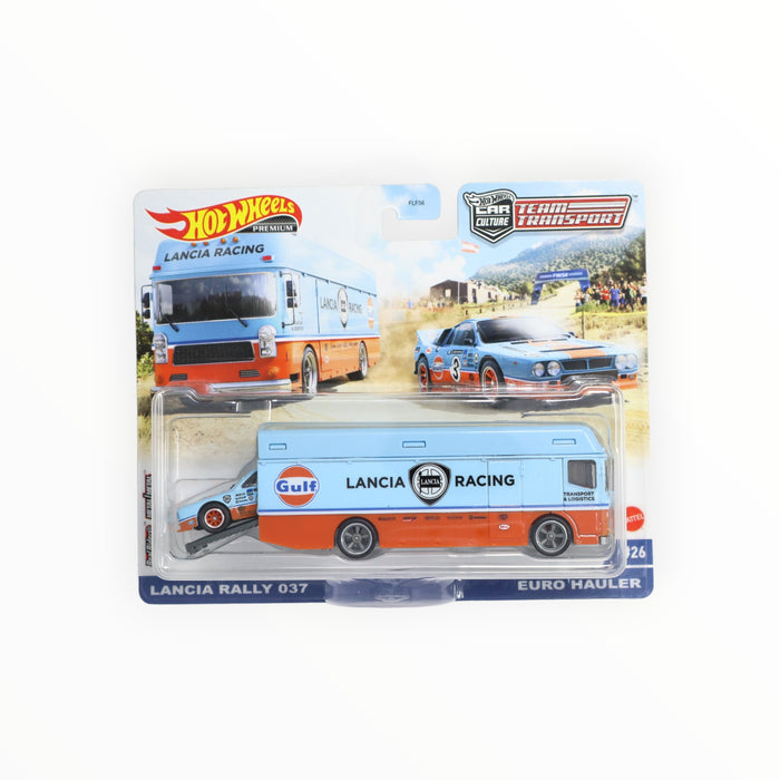 Hot Wheels Lancia Rally 037 / Euro Hauler - Car Culture: Team Transport (2021) #26