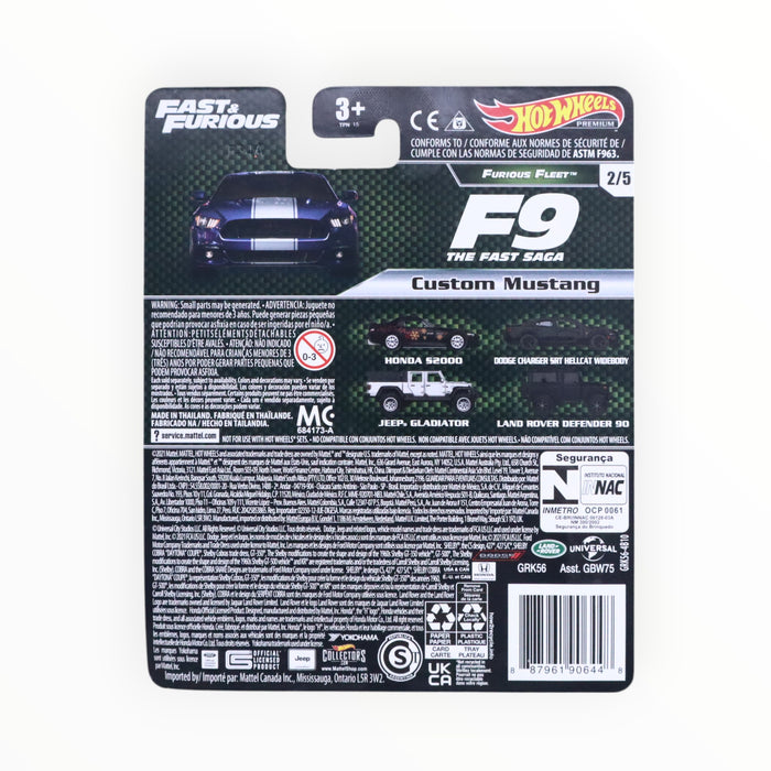 Hot Wheels Custom Mustang - Fast & Furious Premium (2021)