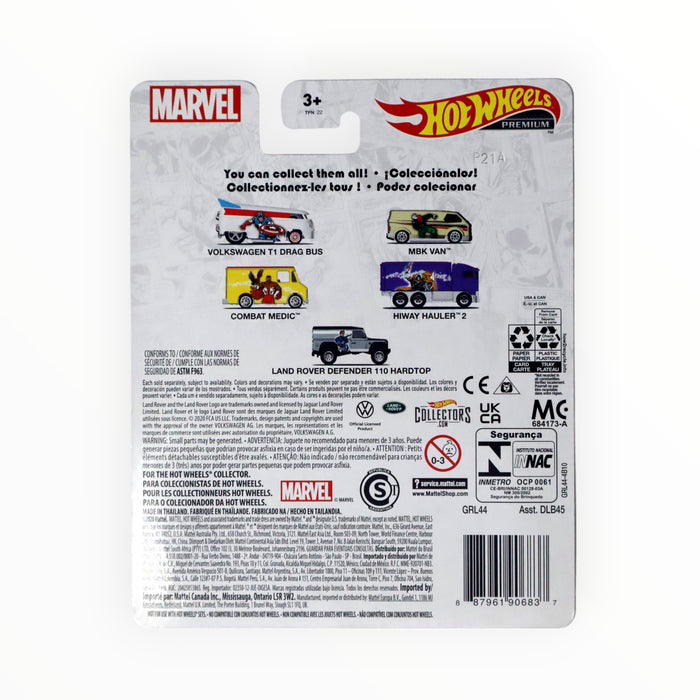 Hot Wheels Volkswagen T1 Drag Bus (Captain America) Pop Culture (2021)