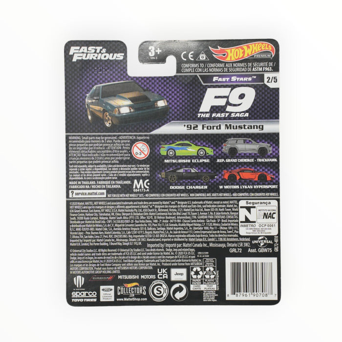 Hot Wheels '92 Ford Mustang - Fast & Furious Premium (2021)