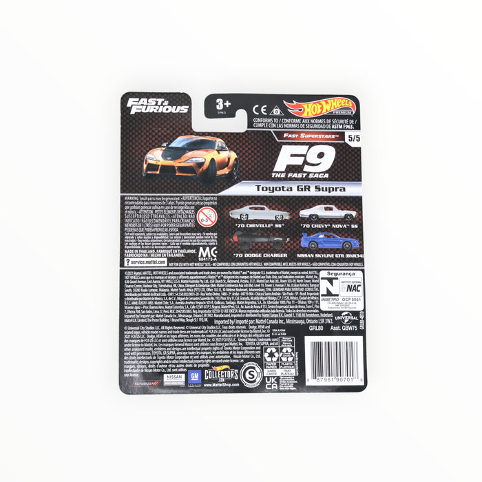 Hot Wheels Toyota GR Supra - Fast & Furious Premium (2021)