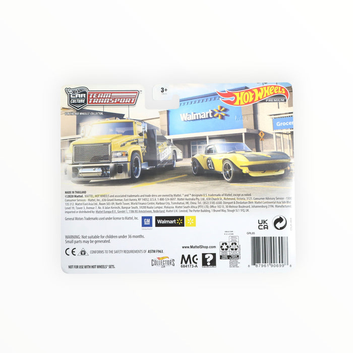 Hot Wheels Custom Corvette Stingray Coupe / Carry On - Car Culture: Team Transport (2021)