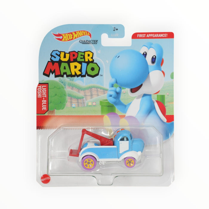 Hot Wheels Light-Blue Yoshi - Character Cars