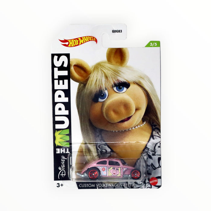 Hot Wheels Custom Volkswagen Beetle (Miss Piggy) The Muppets (2021) 3/5