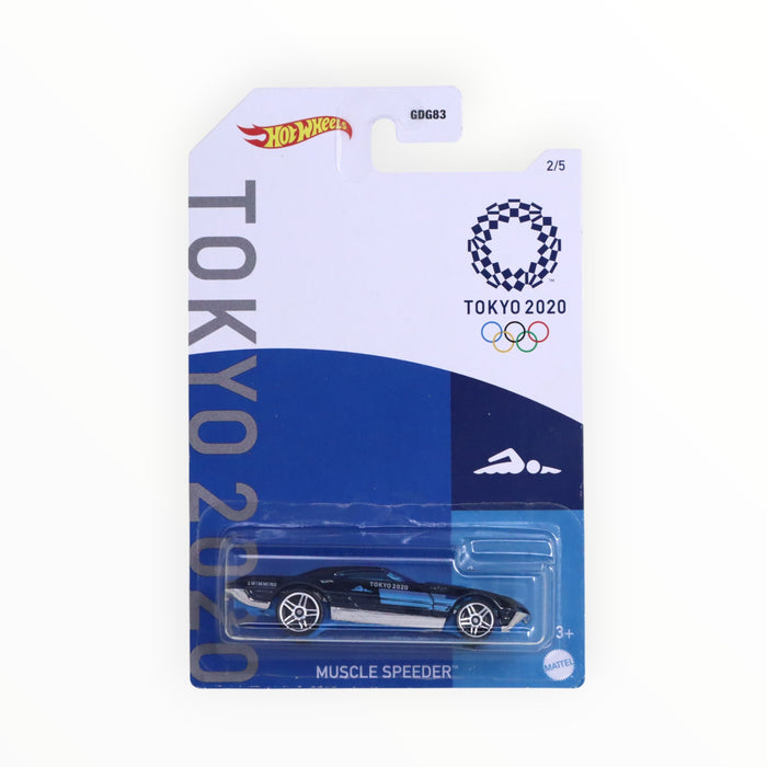 Hot Wheels Muscle Speeder (Swimming) Tokyo 2020 Olympics (2021) 2/5