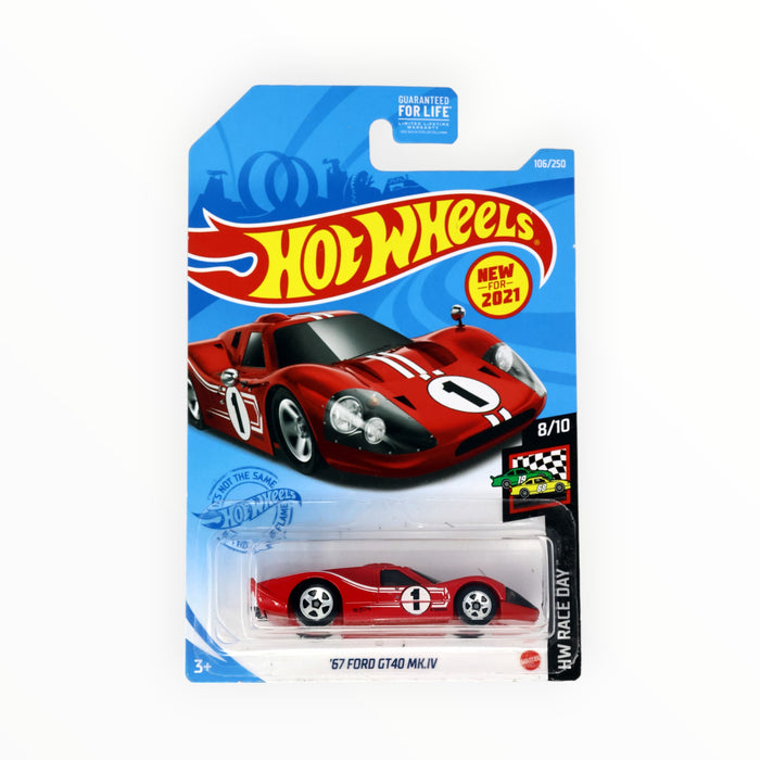 Hot Wheels '67 Ford GT40 Mk.IV - Mainline (2021) 106/250