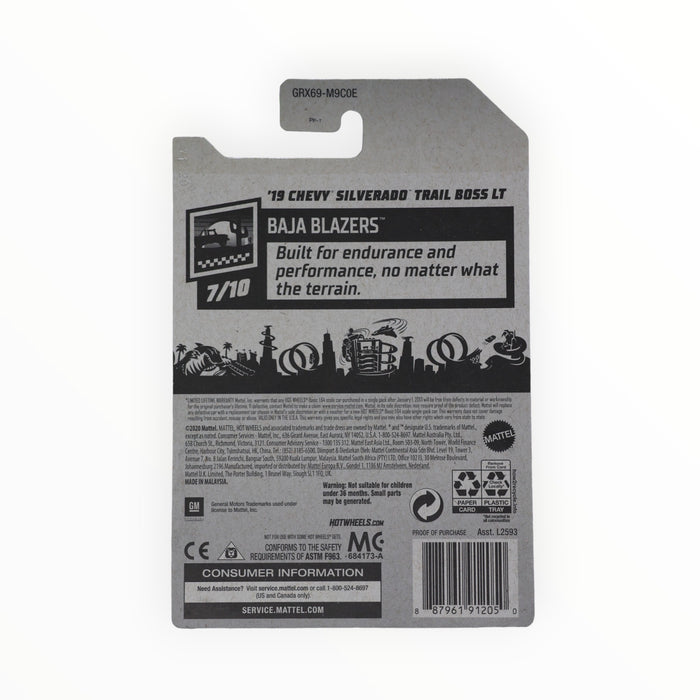 Hot Wheels '19 Chevy Silverado Trail Boss LT - Mainline (2021) 80/250