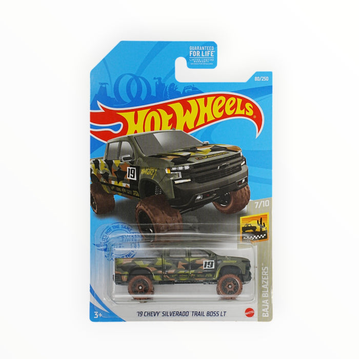 Hot Wheels '19 Chevy Silverado Trail Boss LT - Mainline (2021) 80/250