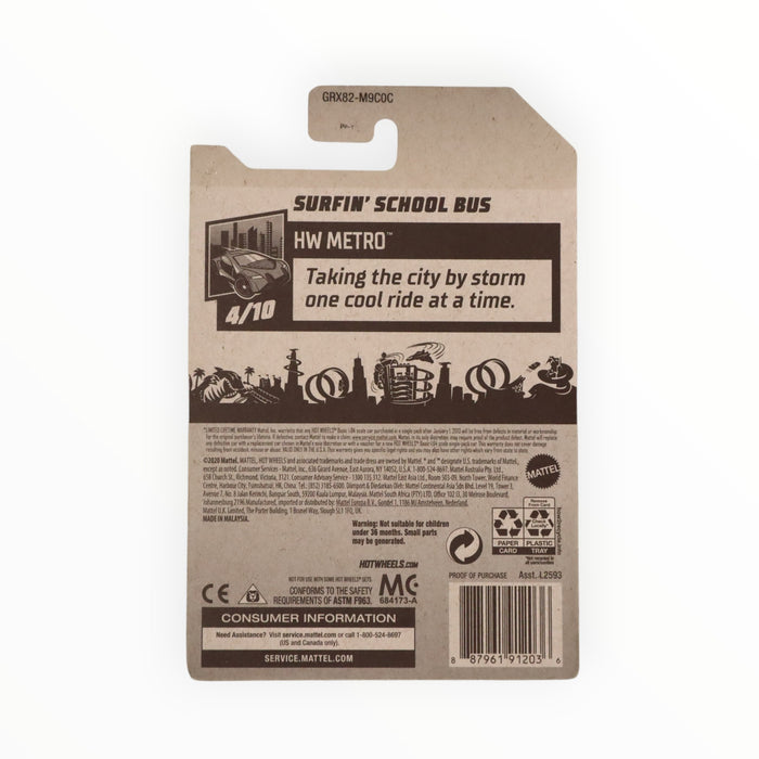 Hot Wheels Surfin' School Bus - Mainline (2021) 55/250