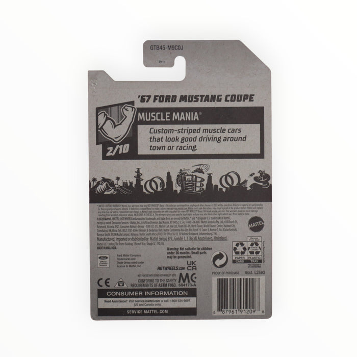 Hot Wheels '67 Ford Mustang Coupe - Mainline (2021) 192/250