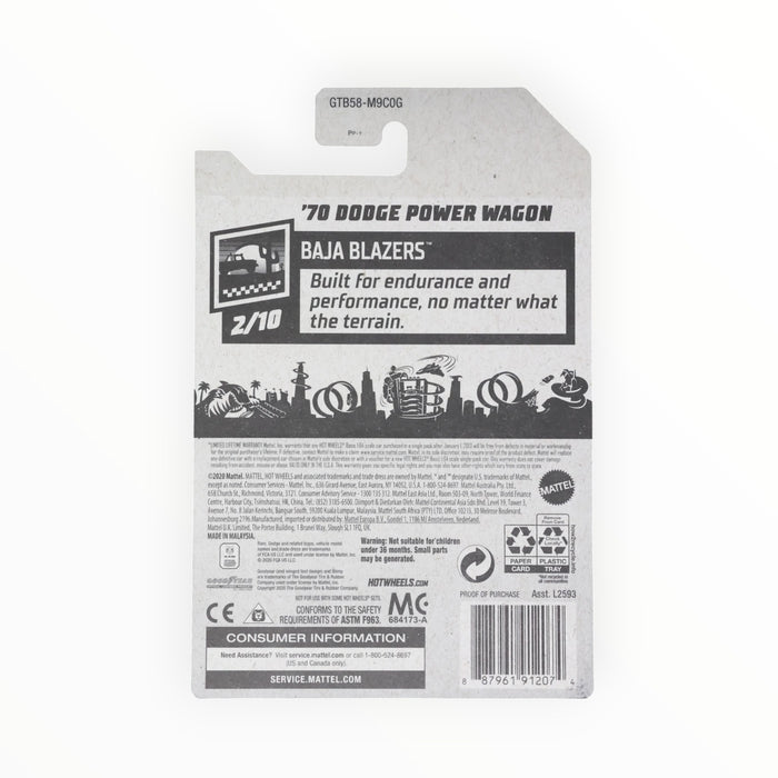 Hot Wheels '70 Dodge Power Wagon - Mainline (2021) 3/250