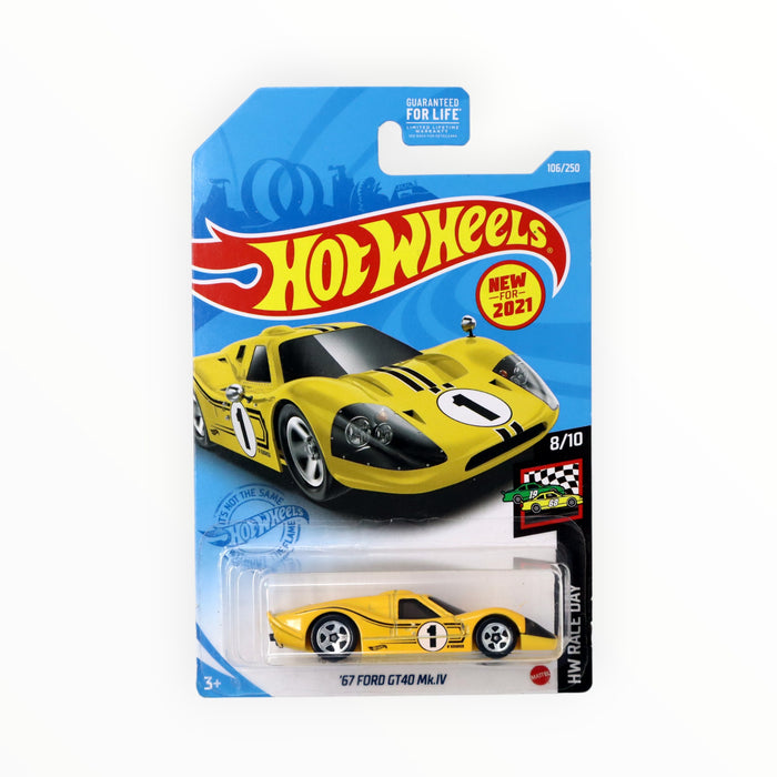 Hot Wheels '67 Ford GT40 Mk.IV - Mainline (2021) 106/250