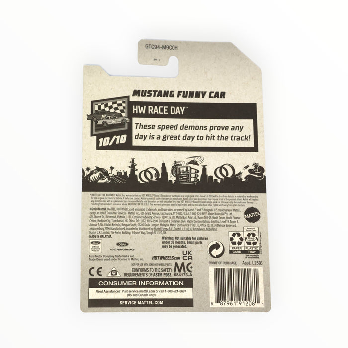 Hot Wheels Mustang Funny Car (Treasure Hunt) 2021 - 156/250