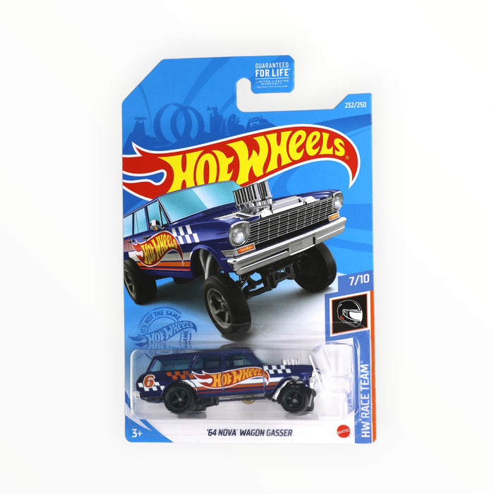 Hot Wheels '64 Nova Wagon Gasser (Super Treasure Hunt) Mainline (2021) 232/250