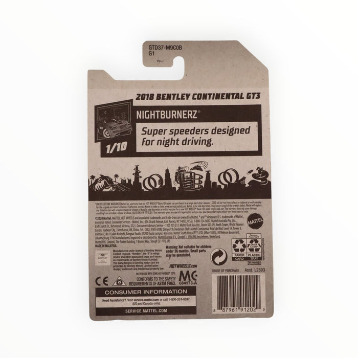 Hot Wheels 2018 Bentley Continental GT3 - Mainline (2020) 246/250