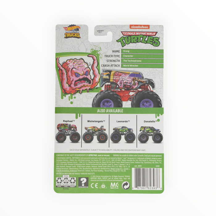 Hot Wheels Dairy Delivery (Krang) Monster Trucks: TMNT (2021) 5/5