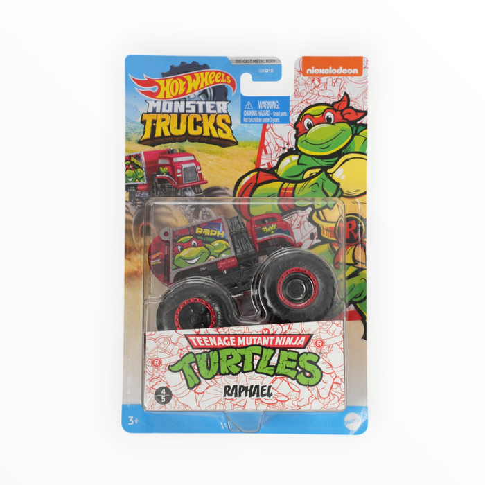 Hot Wheels Will Trash It All (Raphael) Monster Trucks: TMNT (2021) 4/5