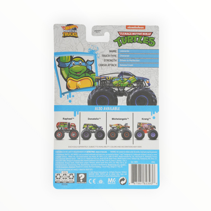Hot Wheels Torque Terror (Leonardo) Monster Trucks: TMNT (2021) 1/5