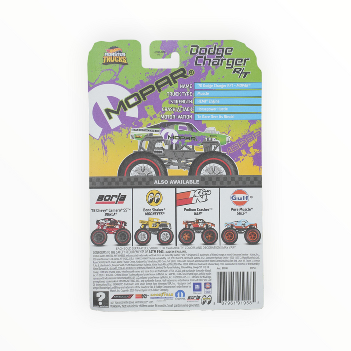 Hot Wheels Dodge Charger R/T (Mopar) Monster Trucks: Racing (2020) 1/5