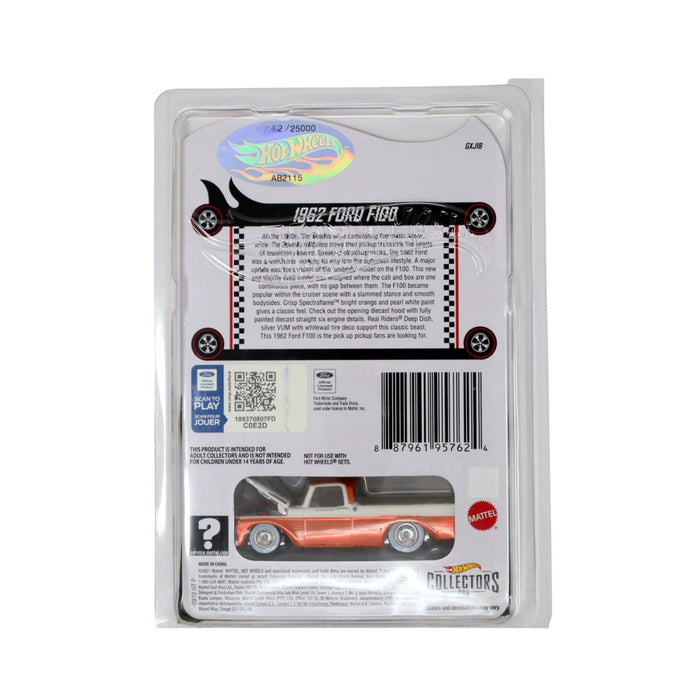 Hot Wheels 1962 Ford F100 - RLC (2021)