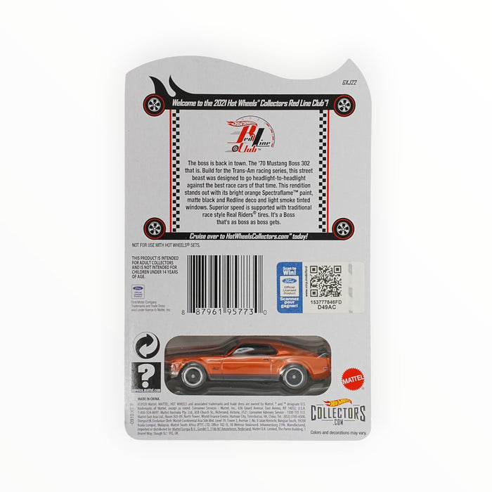 Hot Wheels '70 Ford Mustang Boss 302 - RLC (2021)