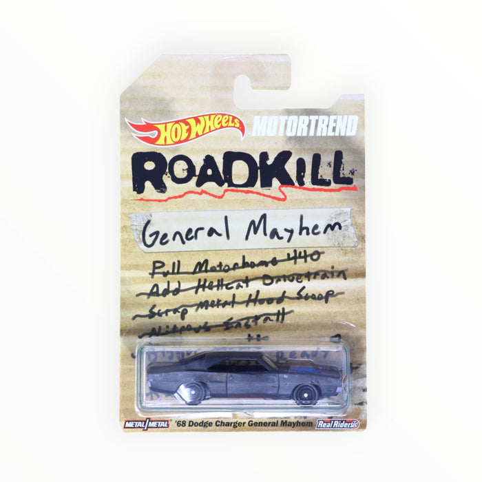 Hot Wheels '68 Dodge Charger General Mayhem (Motor Trend: Roadkill) Promo (2021)