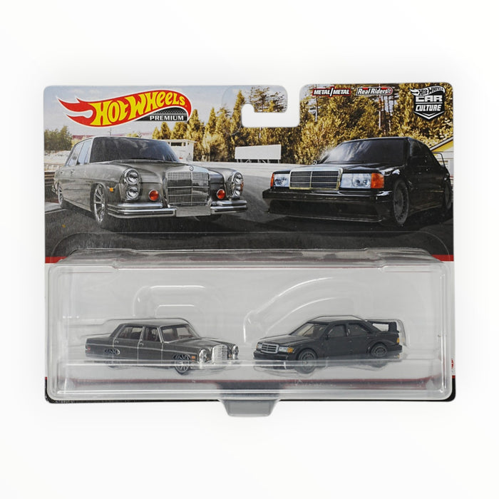 Hot Wheels '72 Mercedes-Benz 280 SEL 4.5 / Mercedes-Benz 190 E 2.5-16 - Car Culture 2-Packs (2021)