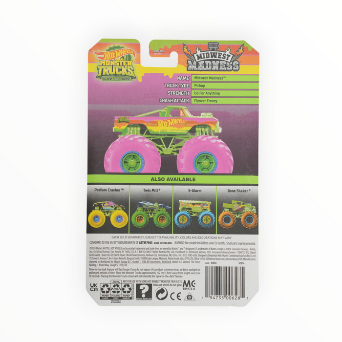 Hot Wheels Midwest Madness - Monster Trucks: Glow in the Dark (2021) 3/5