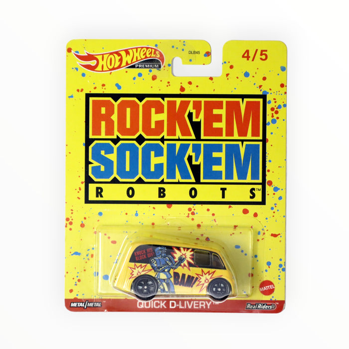 Hot Wheels Quick D-Livery (Rock 'Em Sock 'Em Robots) Pop Culture (2022)