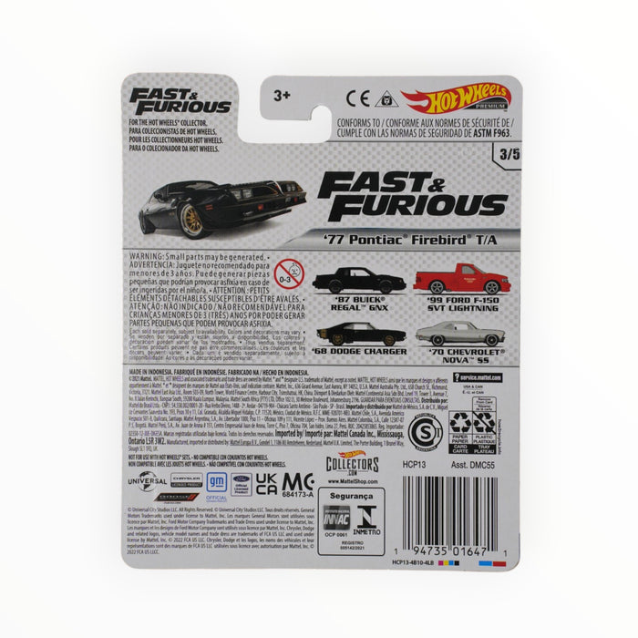 Hot Wheels '77 Pontiac Firebird T/A (Fast & Furious) Entertainment (2022)