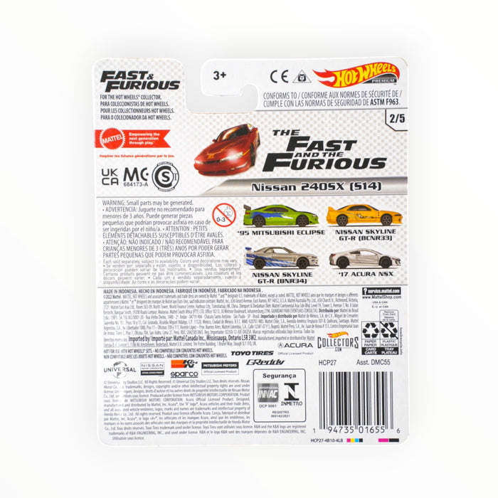 Hot Wheels Nissan 240SX (S14) (Fast & Furious) Entertainment (2022)