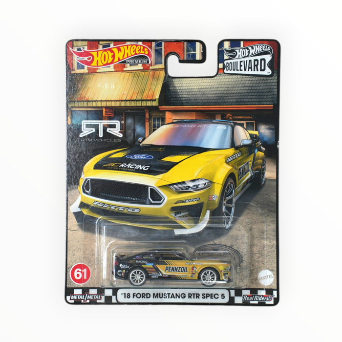 Hot Wheels '18 Ford Mustang RTR Spec 5 - Boulevard (2022) #61