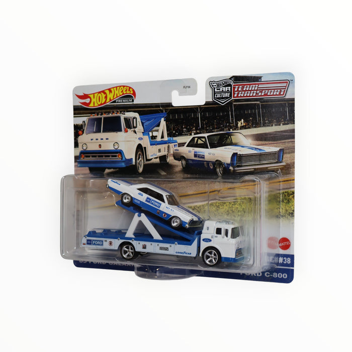 Hot Wheels '65 Ford Galaxie / Ford C-800 - Car Culture: Team Transport (2022)