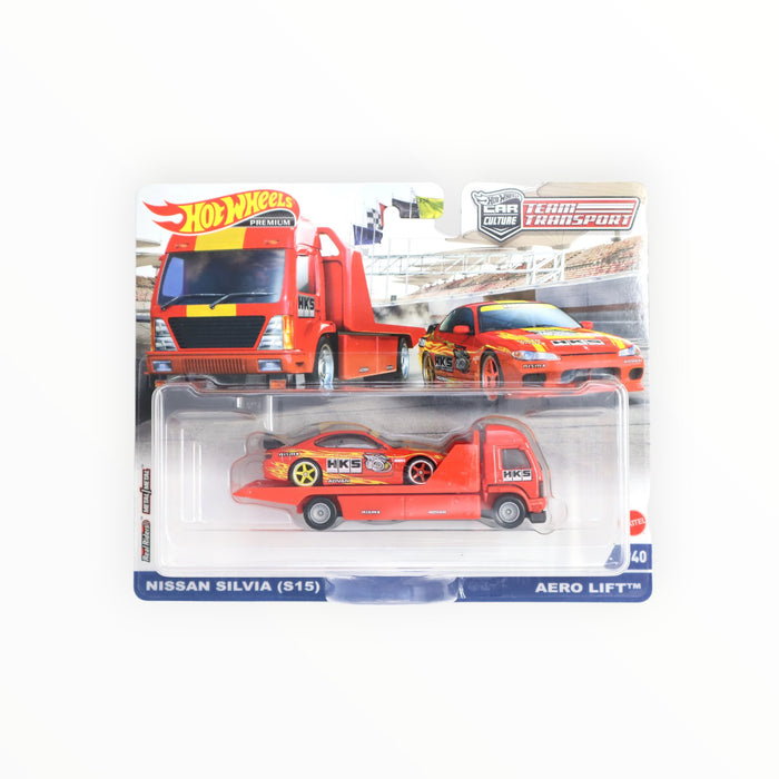 Hot Wheels Nissan Silvia (S15) / Aero Lift - Car Culture: Team Transport (2022)